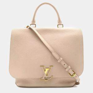 Louis Vuitton Pink Leather Taurillon Volta Top Handle Bags