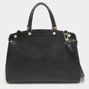 Pre Owned Louis Vuitton Black Epi Leather Brea MM Bag