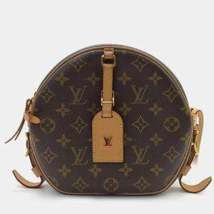 Louis Vuitton Brown Monogram Canvas Boite Chapeau Souffle Shoulder Bag