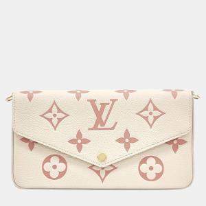 Louis VuittonPink  Giang Monogram Canvas Pochette Felicie Shoulder Bag