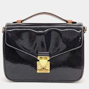 Louis Vuitton Black Shiny Epi Leather Mini Pochette Metis Shoulder Bag