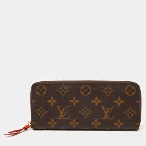 Louis Vuitton Monogram Canvas Portefeiulle Clemence Wallet