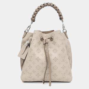 Louis Vuitton Beige Mahina Muria Galet Bucket Bag