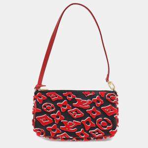 Louis Vuitton X Urs Fischer Red/Black Pochette Accessoires bag