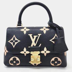 Louis Vuitton Black Bicolor Giant Empreinte Leather Madeleine BB Shoulder Bag