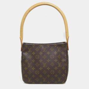 Louis Vuitton Brown Canvas Monogram Looping MM Shoulder Bag