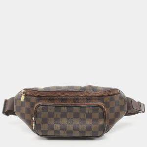 Louis Vuitton Bum bag Melville Damier  ebene Body bag Waist bag PVC Leather Brown