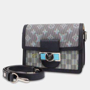 Louis Vuitton Damier Monogram LV Pop Canvas Mini Dauphine Shoulder Bag 