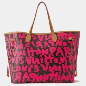 Louis Vuitton Red Monogram Graffiti Neverfull GM Bag