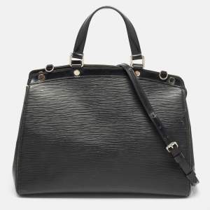 Pre Owned Louis Vuitton Black Epi Leather Brea GM Bag