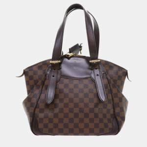 Louis Vuitton Brown Damier Ebene Canvas Verona Satchel