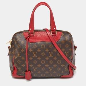 Pre Owned Louis Vuitton Coquelicot Monogram Canvas Retiro NM Bag