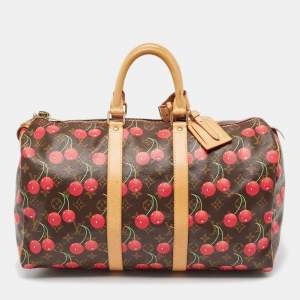 Louis Vuitton Monogram Canvas Cerises Keepall 45 Bag