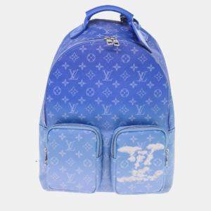 Louis Vuitton Blue Multipocket Backpack Limited Edition Monogram Clouds backpack bag