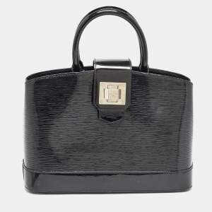 Pre Owned Louis Vuitton Black Electric Epi Leather Mirabeau PM Bag