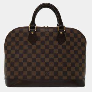 Louis Vuitton Brown Canvas Pm Alma Satchels