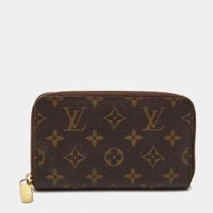 Louis Vuitton Monogram Canvas Zippy Compact Wallet