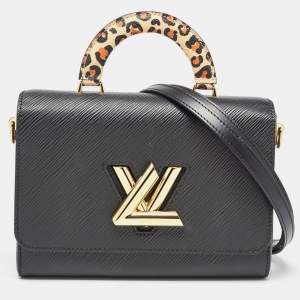 Louis Vuitton Black Epi Leather Wild at Heart Twist MM Bag