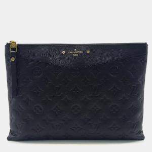 Louis Vuitton Black Monogram Empriente Leather Daily Clutch Bag