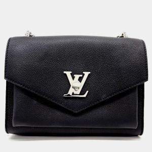 Louis Vuitton Black Leather My Lockme BB Shoulder Bag