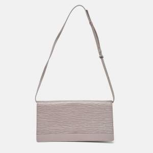 Louis Vuitton Lilac Epi Leather Honfleur Clutch Bag