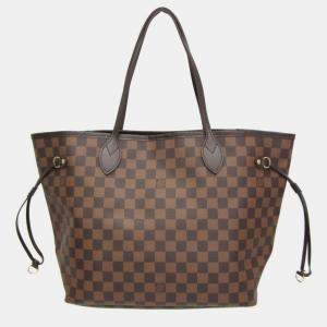 Louis Vuitton Brown Canvas MM Neverfull Tote