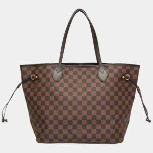 Louis Vuitton Brown Canvas MM Neverfull Tote Bag