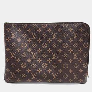 Louis Vuitton Brown Monogram Canvas Etui Voyage MM Clutch Bag