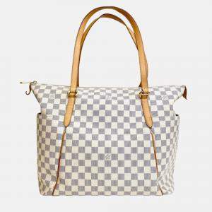 Louis Vuitton White Damier Azur Canvas Totally GM Satchel