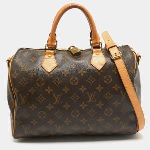 Pre Owned Louis Vuitton Monogram Canvas Speedy Bandouliere 30 Bag