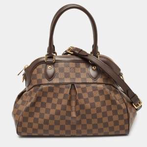Pre Owned Louis Vuitton Damier Ebene Canvas Trevi PM Bag