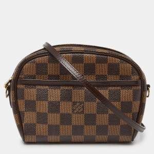 Pre Owned Louis Vuitton Damier Ebene Canvas Ipanema Pochette Bag