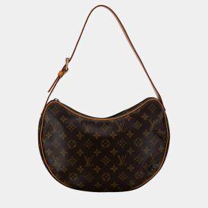 Louis Vuitton Brown Monogram Croissant MM