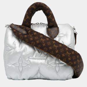 Louis Vuitton Silver Monogram Pillow Speedy Bandouliere 25