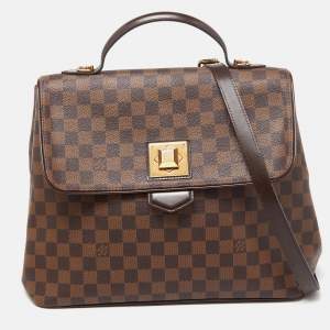 Louis Vuitton Damier Ebene Canvas Bergamo GM Bag