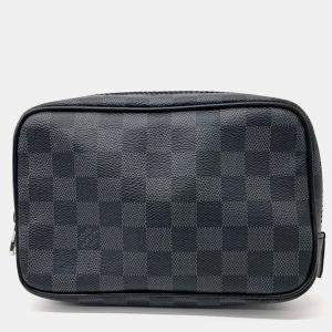 Louis Vuitton Gray Damier Graphite Canvas Pouch