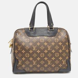 Pre Owned Louis Vuitton Black Monogram Canvas Retiro NM Bag