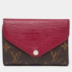 Louis Vuitton Epi Leather and Monogram Canvas Marie-Lou Compact Wallet