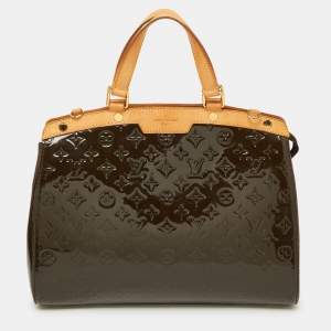 Louis Vuitton Vert Bronze Monogram Vernis Brea GM Bag