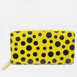 Louis Vuitton x Yayoi Kusama Yellow Canvas Zippy Wallet