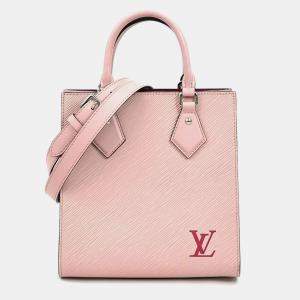Louis Vuitton Pink Leather BB Sac Plat Tote Bag
