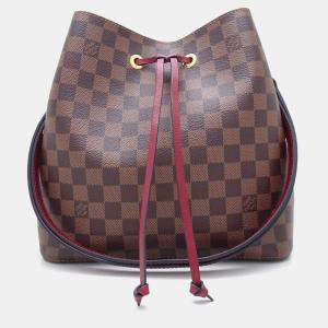 Louis Vuitton Brown Coated Canvas MM NeoNoe Hobo