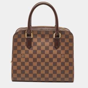 Pre Owned Louis Vuitton Damier Ebene Canvas Triana Bag