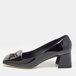 Louis Vuitton Black Patent Leather Shake Pumps Size 39