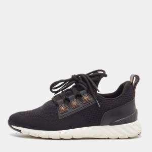 Louis Vuitton Black Fabric and Monogram Canvas Aftergame Sneakers Size 39