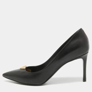 Louis Vuitton Black Leather Heartbreaker Pumps Size 41