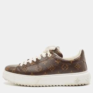Louis Vuitton Monogram Canvas Time Out Sneakers Size 39