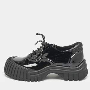 Louis Vuitton Black Patent Leather Ruby Derby Size 39