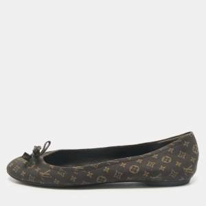 Louis Vuitton Brown Monogram Canvas Idylle Debbie Ballet Flats Size 39