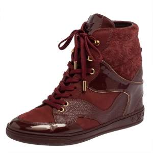 louis vuitton millenium wedge sneaker